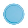 Lovely Powder Blue Solid Round Dinner Plates - Vibrant 9"