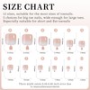 Pack of 120 False Toenails Kit - Ombre Nude Artificial