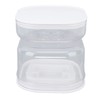 Pickle Jar with Strainer Flip Leak Proof Pickle Juice Separator
