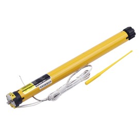 6DUSHOP Sortfle AM25 DC 12V Mechanical Limit Tubular Roller Blind Motor, Build in Limit Switch and Adjust by Allen Wrench, Wired for Motorized RV Shade, Electric Powered Roller Shades