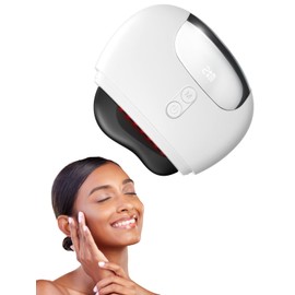 Gua Sha Facial Tools, Face Sculpting Tool Electric Face Massager with Heat & Vibration 5 Models, 1000mAh Battery Anti-Aging Device & EyeFace Puffiness & Wrinkles & FirmTighten - Gift for Women White