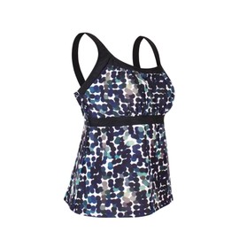 JINXUEER Women's Plus Size Swimsuit Floral Tankini Top Vintage Swimwear