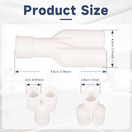 Dishwasher Drain Hose Joiner for Fisher & Paykel Dual Drawer Dishwasher Replaces 525925, FP-529872 (1PCS)