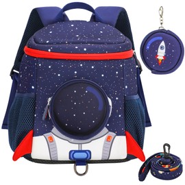 yisibo Rocket Kids Backpack with Safety Leash,Anti-lost Children Toddler Backpack for Boys Girls Baby 3-6 Years