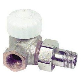 Heimeier Thermostatic Valve V-Exact 1.27 cm (1/2 Inch) Angled Corner Left