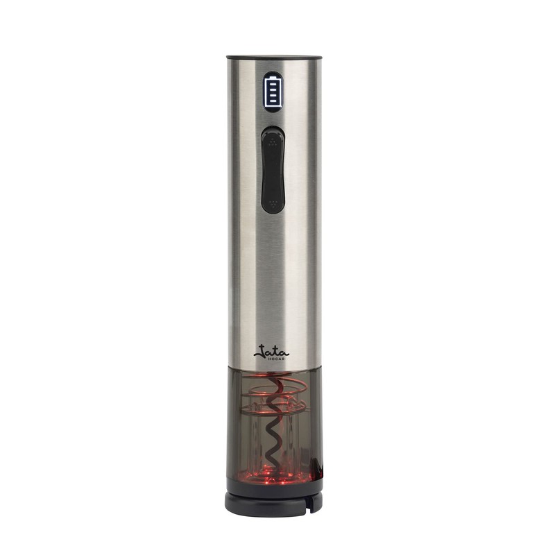 Jata HVIN2201 Electric Wine Opener, Stainless Steel Corkscrew, Suitable for