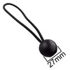 bulk pack of 30 x 8" elasticated toggles/bungee ball/straps/shock cords