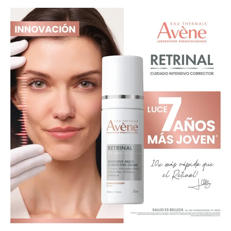 Crema de Noche Intensiva Avène Retrinal 30ml | Antiarrugas