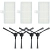 4 cepillos laterales, 3 filtros para aspiradora robot Cecotec (A)