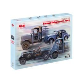 ICM Men's Drivers(1939-1945)(4 Figures) 1 35 German Drivers 1939 1945 4 Figs, Gray, S UK