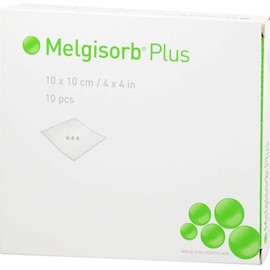 MELGISORB Plus Alginate Bandage 10 x 10 cm Sterile Pack of 10