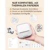 iDPRT Mini Printer with 1 Roll Sticker Paper, Thermal Printer