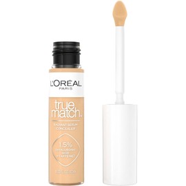 LOral Paris True Match Radiant Serum Concealer, Brightening Under Eye Concealer Make Up with 1.5 Hyaluronic Acid and Caffeine, W5, 0.33 Oz            