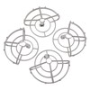 Drone Propeller Guard, Grey, Semi Full Wrapped, Anti-Collision Propeller Blade