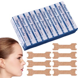 BAIFULAI 100 Stück Nasenpflaster Schnarchen, Extra Starke Nasenstrips Besser Atmen, Lindern Eine Verstopfte Nase Aufgrund Schnupfen Allergien Anti Schnarch Nasenpflaster für Sport und Schlaf(66x19mm)