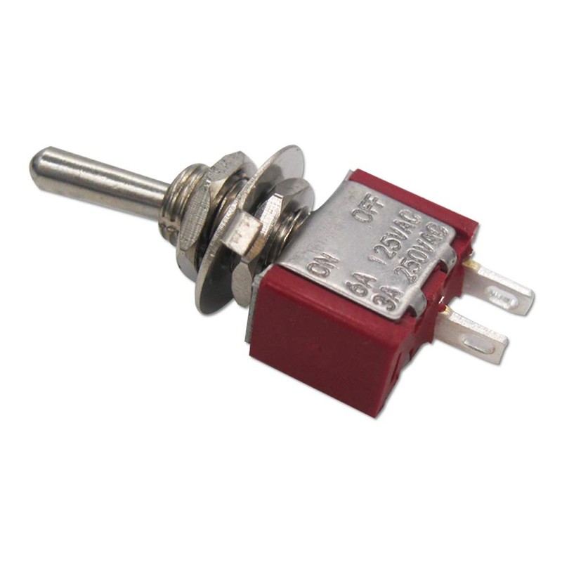 mxuteuk 8pcs 2 Terminal 2 Position SPST Miniature Miniature Toggle