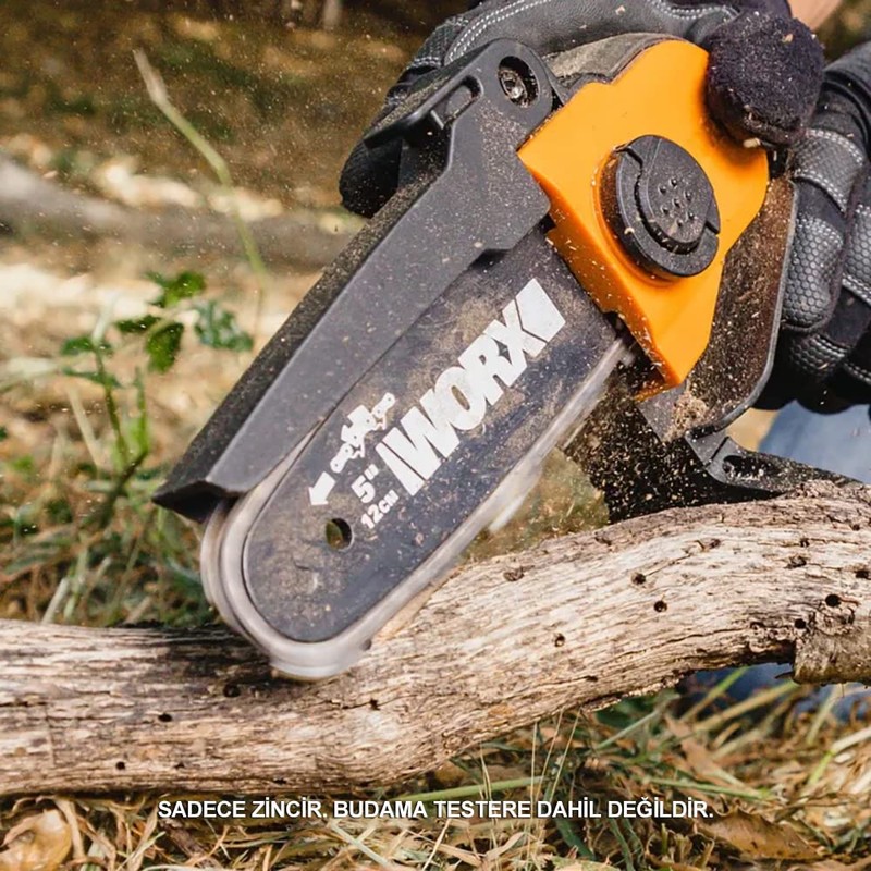 WORX WA0142 Chain for Cordless Chainsaw WG324E & WG324E.9, Black/Orange