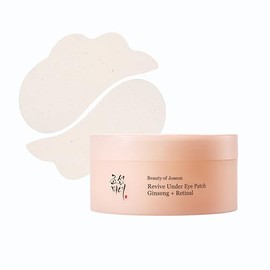 Beauty of Joseon Revive Parche para Debajo de los Ojos con Retinal y Ginseng para Bolsas Hinchadas Debajo de los Ojos, Máscaras con Péptido de Colágeno, Cuidado de la Piel Coreano para Mujeres y