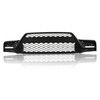 TJHSM Mesh Front Bumper Grille Black Assembly Kit without Trailer