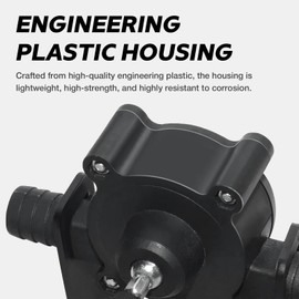 Drill-Powered Liquid DrillBurst DrillTorrent DrillTide– Portable Self-Priming Pump for Electric Drill, Quick Fluid Transfer Tool for Water, Oil, and Diesel