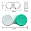 AITIME Contact Lens Case for Travel,Leak Proof, PP Material, Left