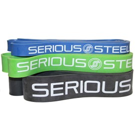 Serious Steel Fitness 78 inches Resistance Band for Agility and Speed Work (Complete Set)