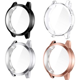 Venu 2S Case, Giaogor All-Around Protective TPU Bumper Cover Screen Protector Case Cover Compatible for Garmin Venu 2S / Venu 2 Smartwatch (4 pack)