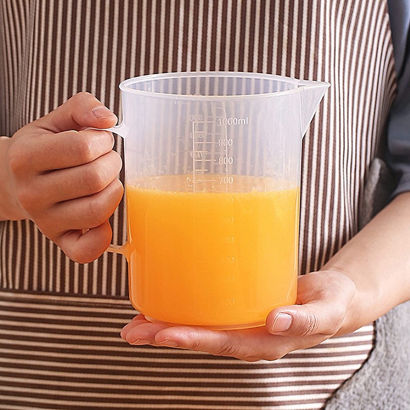 Plastic Measuring Jugs, Multi Function Measuring Jugs Set Heat-Resistant Clear