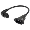CERRXIAN 0.3m Down Angle C13 to C14 Panel Mount Power
