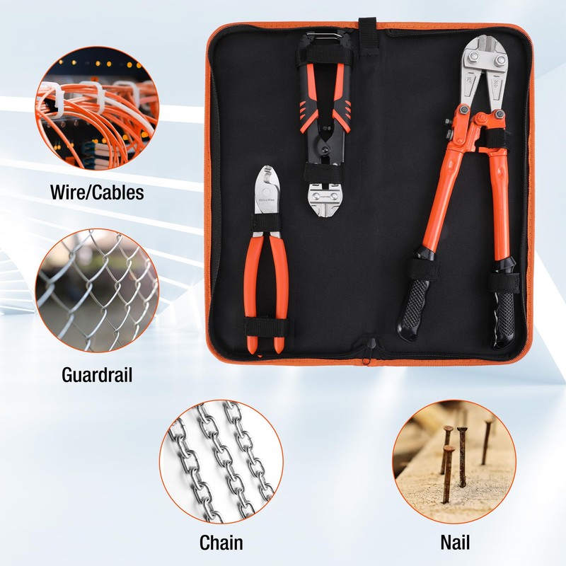 ValueMax Bolt Cutter Set, 3-Piece Heavy Duty, 14" and Mini