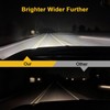 Jamarco H6054 LED Headlights, 2Pcs Rectangular 5x7 7x6 LED Headlight
