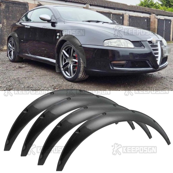 Unbranded Carbon Fender Flare Extra Wide Body Kit Wheel Arches