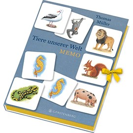 Gerstenberg Verlag Animals of our World Memo: 64 Coloured Memo Cards in a Gift Box
