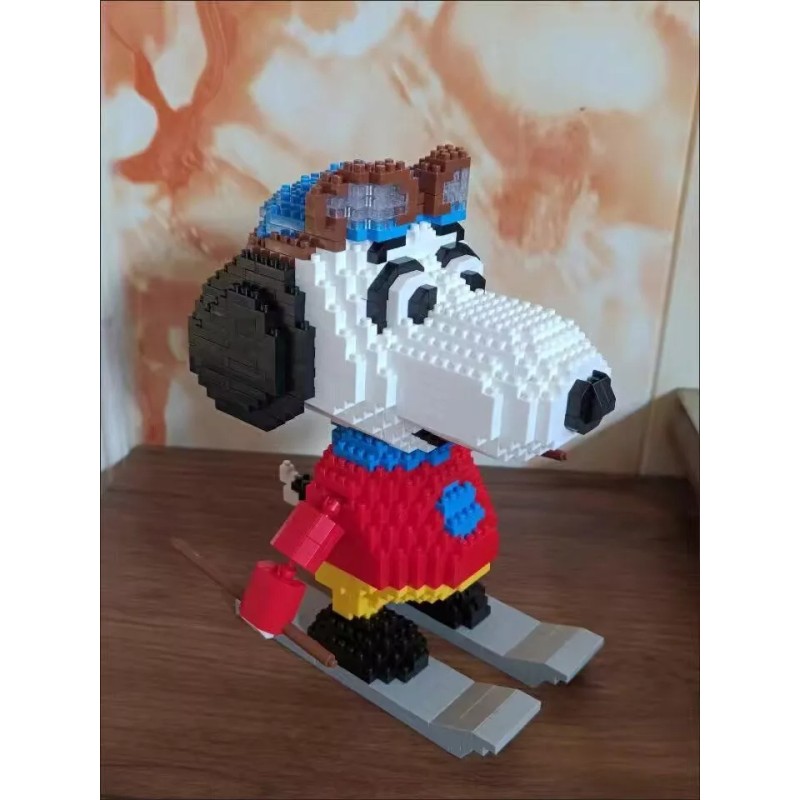BABU Peanuts Snoopy Magic Blocks， 1580 Pcs Mini Building Blocks