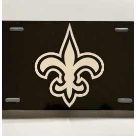 Unbranded New Orleans Saints. Fan Laser Engraved Front License Plate Eagles Car Tag