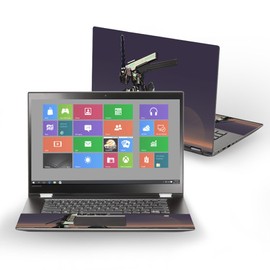 MightySkins Skin Compatible with Lenovo Flex 5 15" (2017) - Teal Steel | Protective, Durable, and Unique Vinyl Decal wrap Cover | Easy to Apply, Remove, and Change Styles | Made in The USA