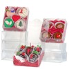 RomanticBaking 20 Pack 6x6x2 Inches Cookies Boxes with Clear Window