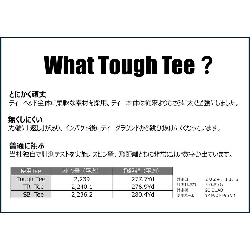Tough Tee 5 Pack (3 x 8cm + 2 4cm