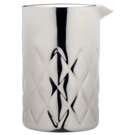 PIAZZA Mixing Glass Double Wall In Acciaio Satinato 535Ml