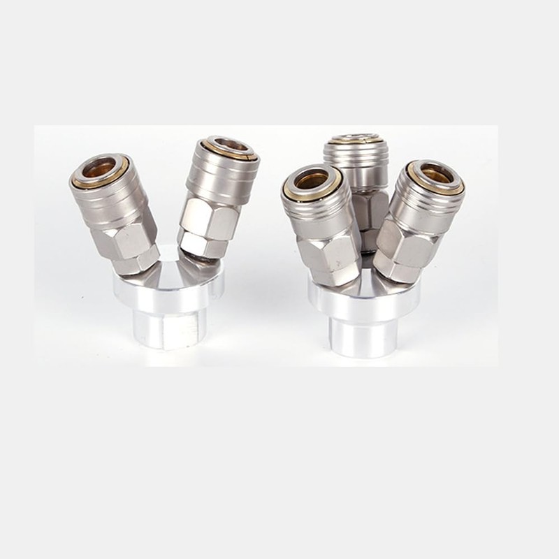 TopHomer 1/4'' Air Inlet Thread Air Compressor Connector Round Quick