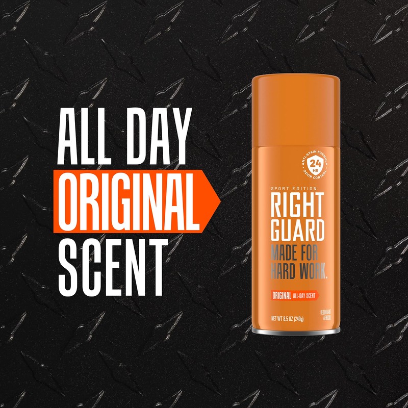 Right Guard Sport Original Scent Deodorant Spray - Aluminum Free