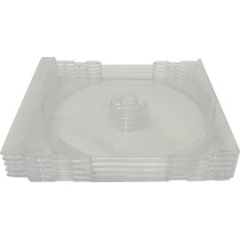 (5) Clear Replacement CD Trays - Fits Standard 10.4mm CD Jewel Boxes - #CDIS80CL