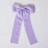 Light Purple Long Tail Poly Chiffon Hair Ribbon Hair Bow