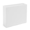 Poppin Plastic File Box, Letter Size, White