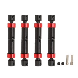 RC Car Drive Shaft Steel Center Shaft 80 to 100mm Easy Installation Low Noise RC Car Parts for Axial SCX10 90046 CC01 1/10 Black