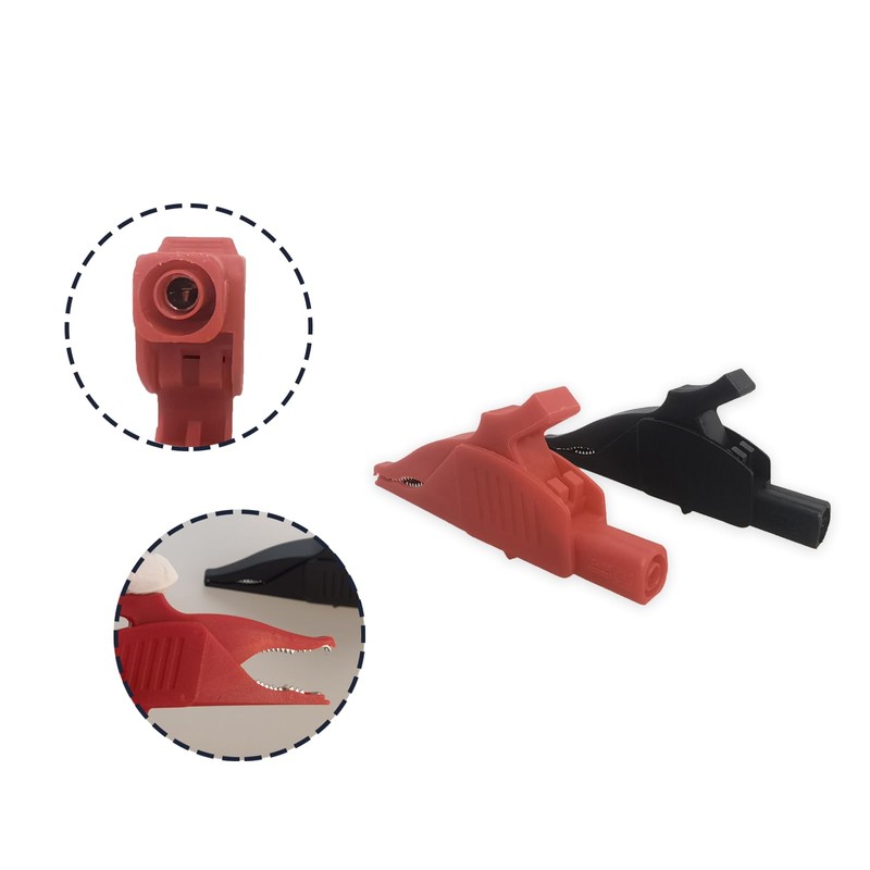 Multimeter Alligator Clips Compatible with Milwauke 49-77-1005 Electrical Alligator Clips