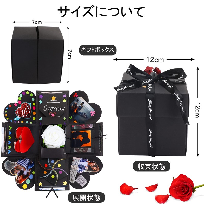 JANLOFO Surprise Box, Present Box, Surprise, Explosion Box, Album, DIY,