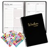 Fettwal Undated Weekly Planner 2025, Diary 2025 A5, Weekly Calendar