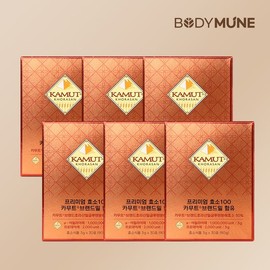 Bodymun 프리미엄 카무트 효소 100만 역가 (6개월분) 3g x 30포 Premium Kamut Enzyme 1 Million Units (6-Month Supply) 3g x 30 Sachets