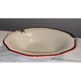 Better Homes and Gardens Poinsettia Soup Cereal Bowl